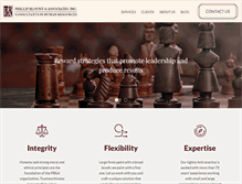 Tablet Screenshot of phillipblount.com